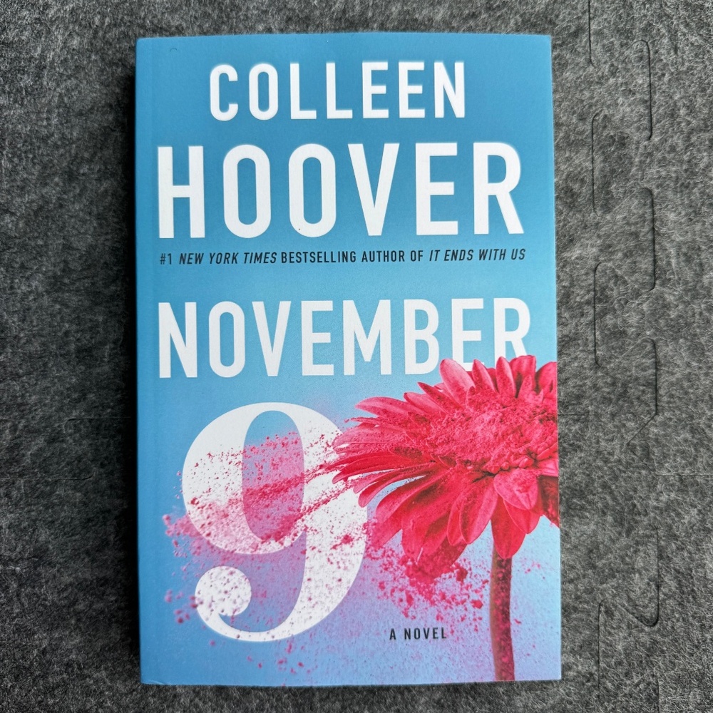 November 9 by Colleen Hoover Paperback Contemporary Fiction College Romance